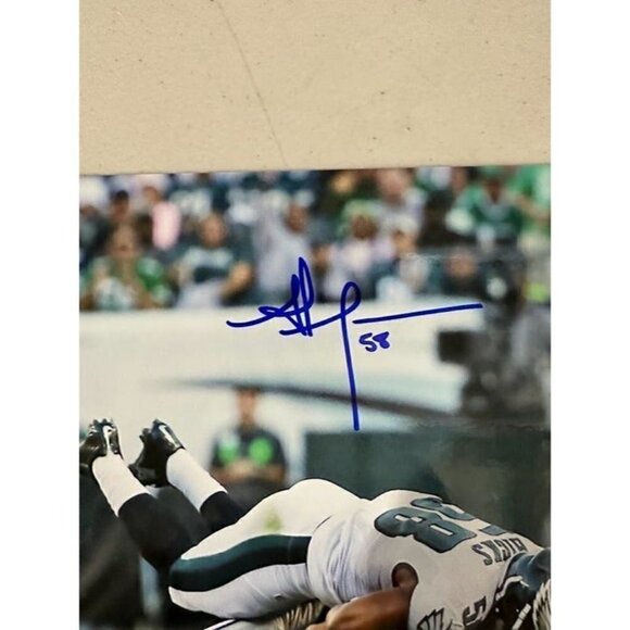 Jordan Hicks signed autographed Philadelphia Eagles 11x14 Photo JSA - Picture 2 of 3